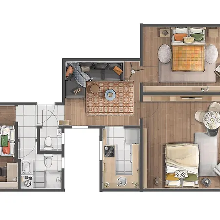 Grand Gallery With Cinema & Balcony Old Town بلغراد