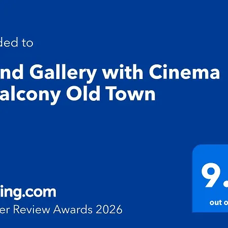 Grand Gallery With Cinema & Balcony Old Town